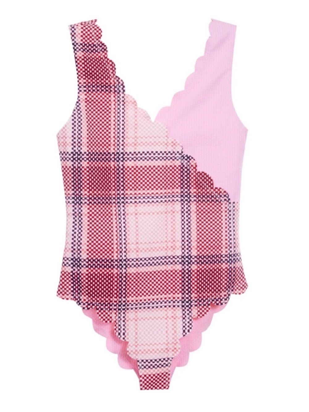 Marysia Bumby Canyon Point Maillot Plaid Bloom Reversible Swimsuit 6